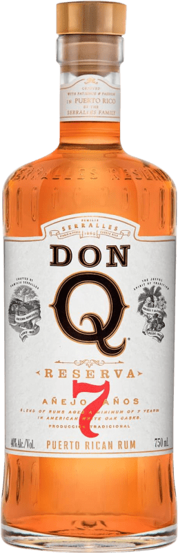 Free Shipping | Rum Seralles Don Q Reserve Puerto Rico 7 Years 70 cl