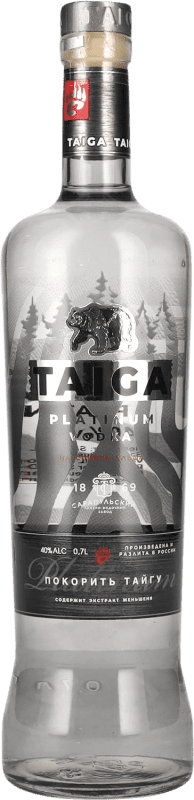 38,95 € 送料無料 | ウォッカ Taiga Shtof Platinum