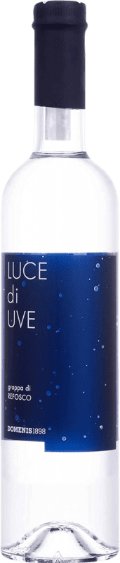 Envío gratis | Grappa Domenis 1898 Luce di Uvedi Italia Refosco Botella Medium 50 cl