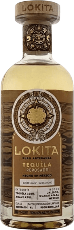 99,95 € | Текила Lokita Azul Reposado Мексика 70 cl