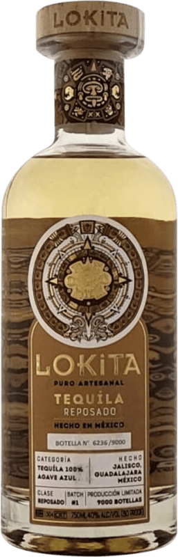 Бесплатная доставка | Текила Lokita Azul Reposado — Репосадо Мексика 70 cl