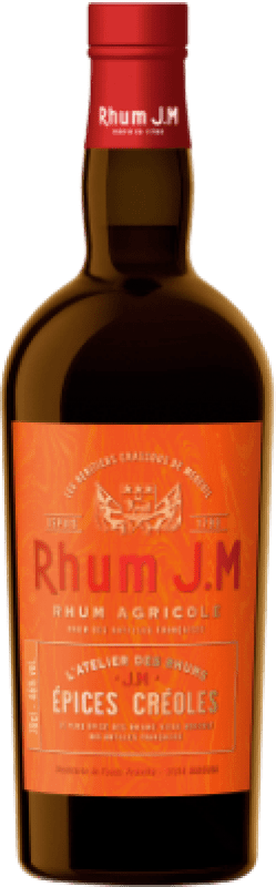 Бесплатная доставка | Ром Rhumerie JM Agricole — Агрколь Нидерландские Антильские острова 70 cl Creole — Креольский, Épices — Специи