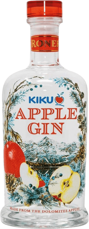 Free Shipping | Genever Gin Roner Kiku Italy Medium Bottle 50 cl Apple