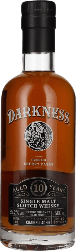 149,95 € Envoi gratuit | Whisky Single Malt Darkness Craigellachie PX Cask 10 Ans Bouteille Medium 50 cl