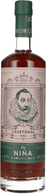 Envoi gratuit | Rhum Cristóbal Niña République Dominicaine 70 cl