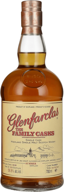 215,95 € Envío gratis | Whisky Single Malt Glenfarclas The Family Casks Summer 4th Fill Butt