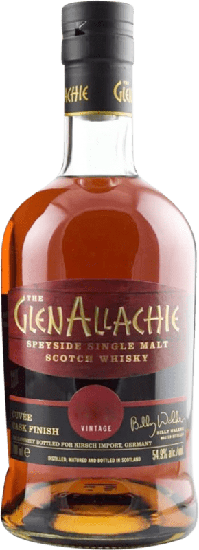 Бесплатная доставка | Купажированный виски Glenallachie Cask Finish — Финишная выдержка в бочке, Cuvée, Vintage Объединенное Королевство 70 cl
