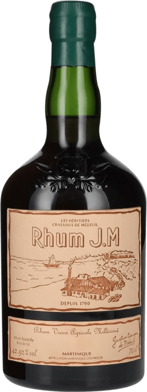 Free Shipping | Rum Rhumerie JM Millésimé, Agricole Vieux — Aged Netherlands Antilles 70 cl