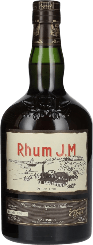 Envoi gratuit | Rhum Rhumerie JM Vieux Agricole Millésimé Antilles néerlandaises 70 cl