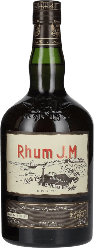 Free Shipping | Rum Rhumerie JM Millésimé, Agricole Vieux — Aged Netherlands Antilles 70 cl