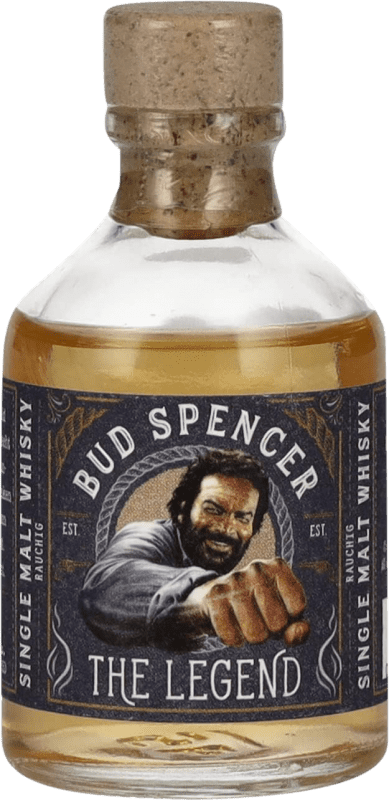 Envoi gratuit | Single Malt Whisky ‎St. Kilian Bud Spencer The Legend Rauchig Allemagne Bouteille Miniature 5 cl