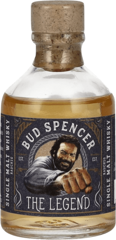 19,95 € Free Shipping | Single Malt Whisky St. Kilian Bud Spencer The Legend Rauchig Miniature Bottle 5 cl