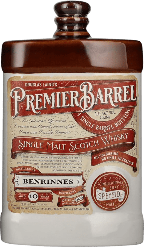 75,95 € | Whisky Single Malt Douglas Laing's At Benrinnes 1er Premier, Barrel — Barrica Reino Unido 10 Años 70 cl