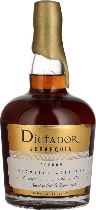 655,95 € Бесплатная доставка | Ром Dictador Jerarquía Borbón 40 Лет