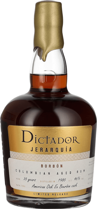 送料無料 | ラム Dictador Jerarquía Borbón コロンビア 35 年 70 cl