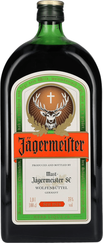 Free Shipping | Herbal liqueur Mast Jägermeister Master of the Seas Germany 1 L