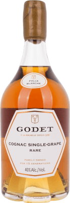 Cognac Godet Folle Blanche Single Grape Rare 70 cl