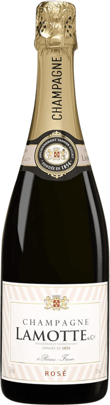 Free Shipping | Rosé sparkling Lamotte & Cie. Rosé A.O.C. Champagne Champagne France Pinot Meunier 75 cl