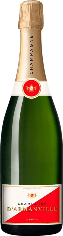 Envoi gratuit | Blanc mousseux D'Armanville Brut A.O.C. Champagne Champagne France Chardonnay 75 cl