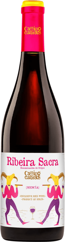 Envio grátis | Vinho branco Camino de Cabras Blanco D.O. Ribeira Sacra Galiza Espanha Mencía 75 cl