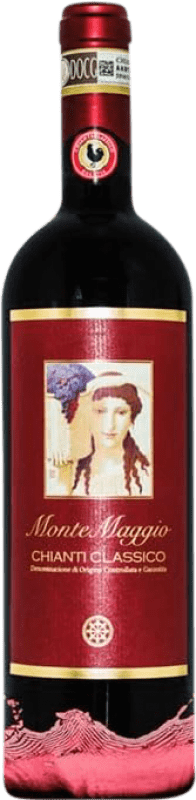 25,95 € Free Shipping | Red wine Montemaggio Gallo Nero Sangiovese Merlot Orgánico D.O.C.G. Chianti Classico
