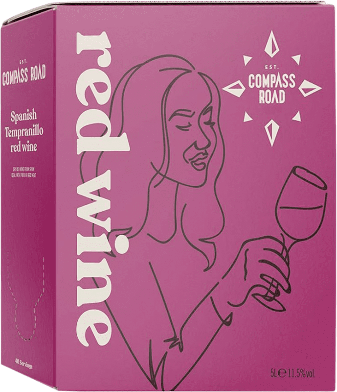 19,95 € | 赤ワイン Compass Road スペイン Tempranillo — テンプラニーリョ バッグ・イン・ボックス 5 L