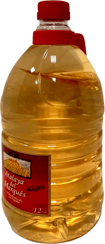 Envoi gratuit | Vin Blanc Bodeval de Moixent Atalaya del Marqués Communauté valencienne Espagne Jerrican 2 L