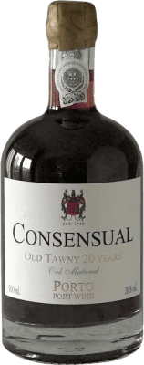 Kostenloser Versand | Likörwein Consensual Tawny I.G. Porto Porto Portugal Touriga Nacional 20 Jahre Medium-Flasche 50 cl