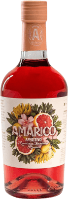 Spedizione Gratuita | Aperitivo Bitter Amàrico. Spritz Lovers Rosso Italia Bottiglia Medium 50 cl Senza Alcol