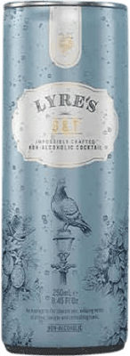 Liköre 24 Einheiten Box Lyre's G&T Kleine Flasche 25 cl Alkoholfrei