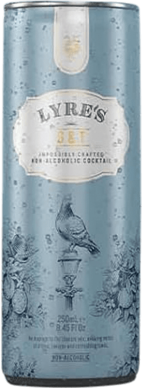 Бесплатная доставка | Коробка из 24 единиц Ликёры Lyre's G&T Нидерланды Мини-бутылка 25 cl Без алкоголя