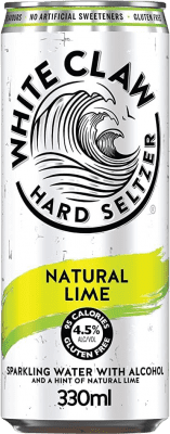 Kostenloser Versand | 12 Einheiten Box Getränke und Mixer White Claw Hard Seltzer Redi Lima Vereinigte Staaten Drittel-Liter-Flasche 33 cl