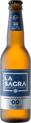 49,95 € | 盒装24个 啤酒 La Sagra Lager 西班牙 三分之一升瓶 33 cl 0.0 零点零 不含酒精