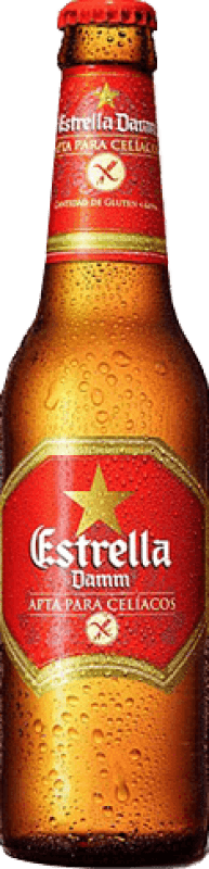 13,95 € Spedizione Gratuita | Scatola da 24 unità Birra Estrella Damm Mediterránea Bottiglietta 20 cl