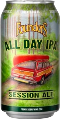 ビール 12個入りボックス Mahou Founders All Day IPA アルミ缶 33 cl