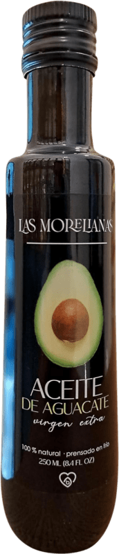 23,95 € Spedizione Gratuita | Olio da Cucina Las Morelianas. Pulpa Aguacate Virgen Extra Hass Piccola Bottiglia 25 cl
