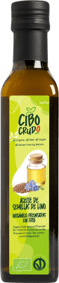 Envío gratis | Aceite Vegetal Cibo Crudo Italia Bio — Biológico Botellín 25 cl Lino
