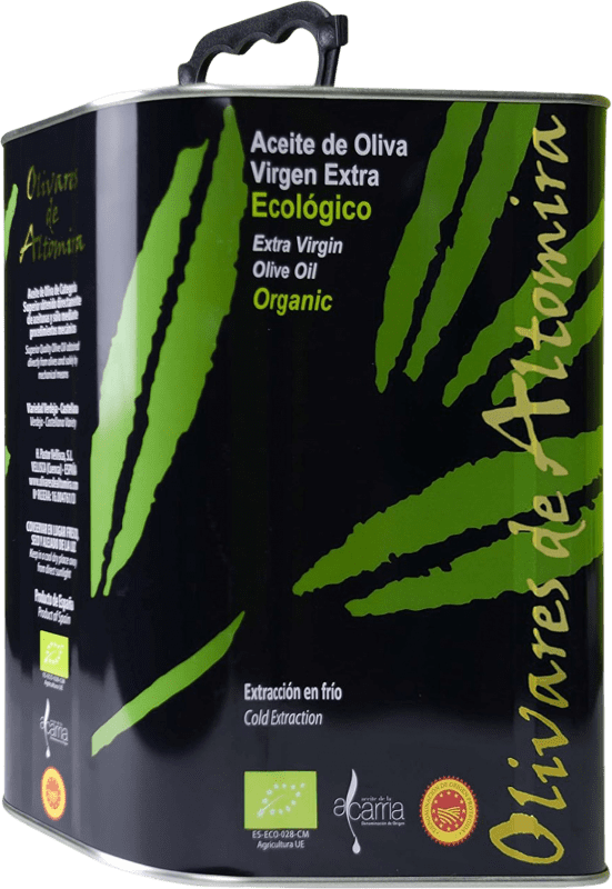 57,95 € | Aceite de Oliva Olivares de Altomira Virgen Extra Ecológico España Tempranillo Ecológico Lata Especial 3 L