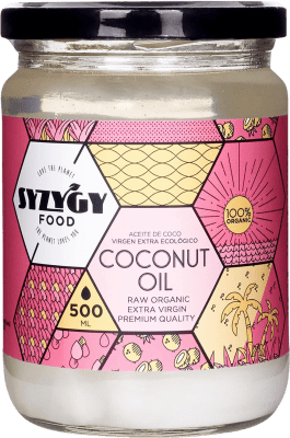 Óleo de Cozinha Syzygy Food. Coco Virgen Extra Ecológico Garrafa Medium 50 cl