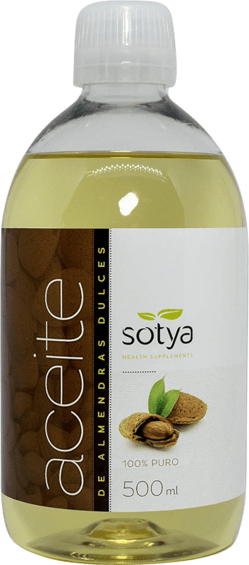 17,95 € Envío gratis | Aceite de Cocina Sotya. Almendras Dulces Botella Medium 50 cl