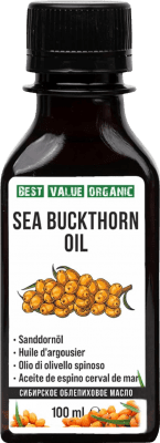 32,95 € Envoi gratuit | Huile de Cuisson Best Value Organic. Bayas Espino Amarillo Siberiano Bouteille Miniature 10 cl