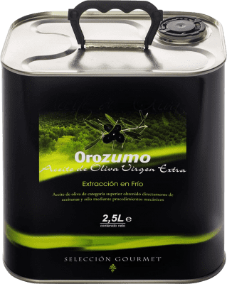 Azeite de Oliva Orozumo Virgen Extra Arbequina Picual Picual e Arbequina Lata Especial 2,5 L