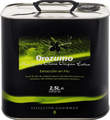 Envio grátis | Azeite de Oliva Orozumo Virgen Extra Arbequina Picual Andaluzia Espanha Picual, Arbequina Lata Especial 2,5 L