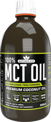 Free Shipping | Vegetable Oil Natures Aid. MCT United Kingdom Medium Bottle 50 cl Coconut