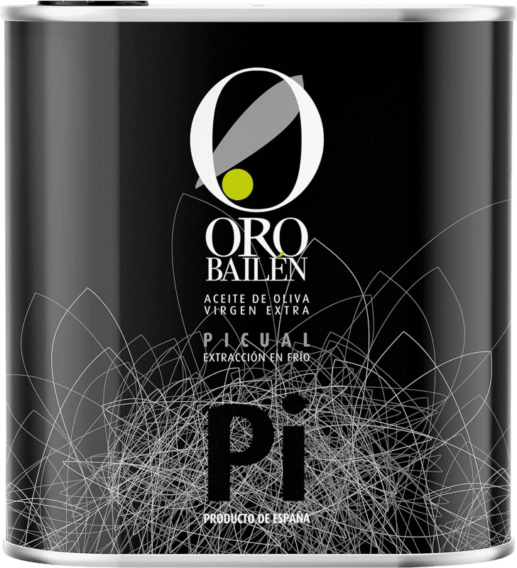 Huile d'Olive Oro Bailén Virgen Extra Espagne Picual Canette Spéciale 2,5 L