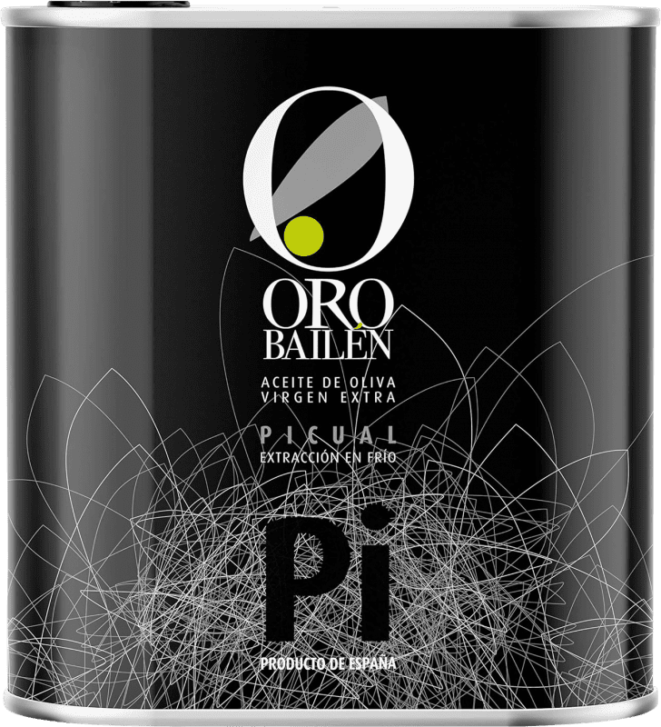 56,95 € | 橄榄油 Oro Bailén EVOO 特级初榨 西班牙 Picual — 皮夸尔 特殊罐 2,5 L