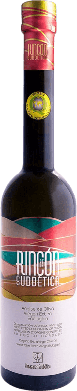 Envoi gratuit | Huile d'Olive ‎Almazaras de la Subbética Rincón Virgen Extra Priego de Córdoba Bio Andalousie Espagne Hojiblanca Bouteille Medium 50 cl