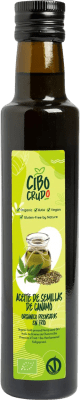 Spedizione Gratuita | Olio da Cucina Cibo Crudo Cáñamo Bio Lituania Biologico Piccola Bottiglia 25 cl
