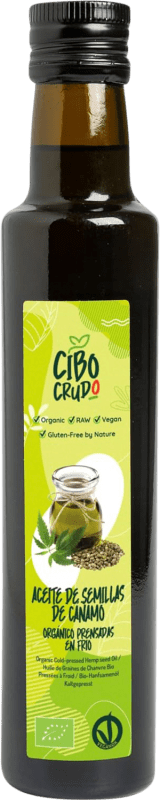 Free Shipping | Cooking Oil Cibo Crudo Cáñamo Bio Lithuania Small Bottle 25 cl