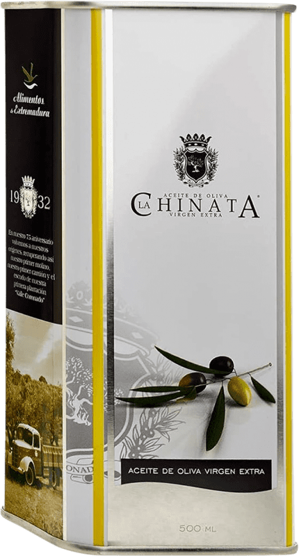19,95 € Envío gratis | Aceite de Oliva La Chinata Virgen Extra Natives Lata Especial 50 cl